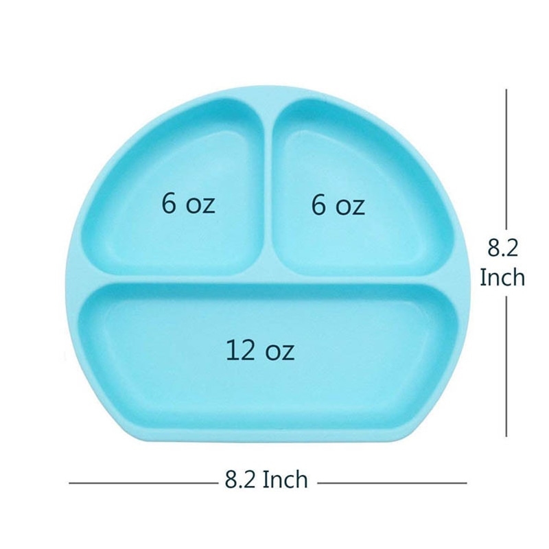 Baby Suction Plate Portion Plate